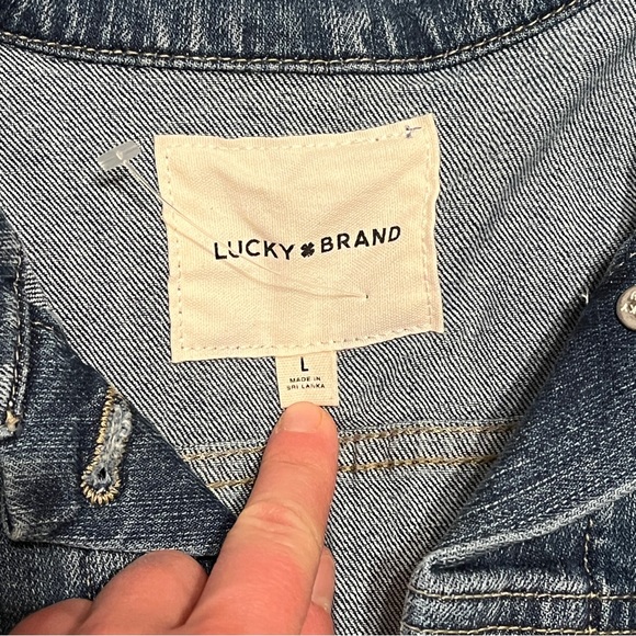 Lucky Brand Jean Jacket - Large - NEW! - Picture 3 of 4